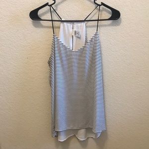 Express Barcelona Cami Black and White stripes